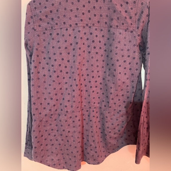 False, jean polkadotted jacket - Picture 2 of 2